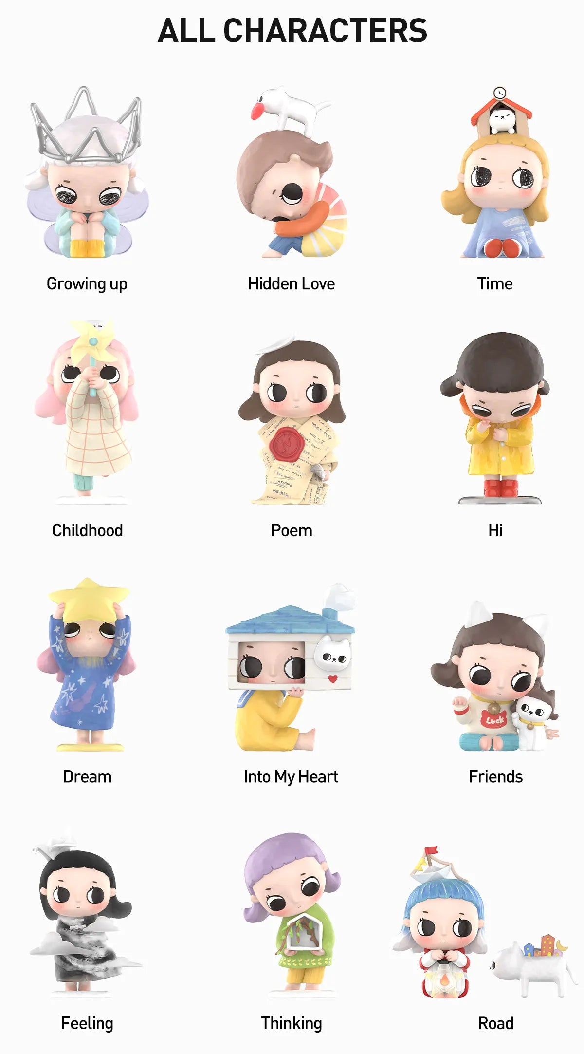 ( مجموعة كاملة ) مجسمات نيوتا Growing up by your way