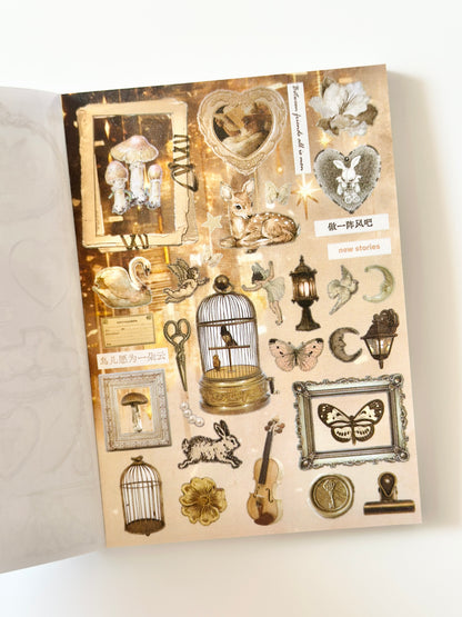 كتيب ملصقات : أحلام قديمة على ضوء النجوم