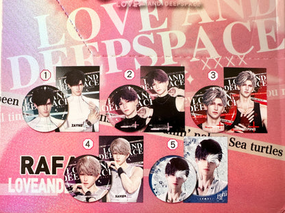 باج وبطاقة Love and deep space