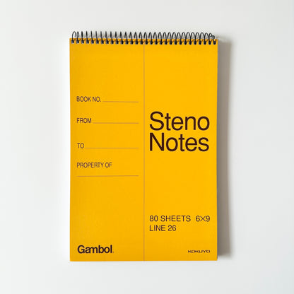 دفتر steno للملاحظات من Kokuyo / Gambol
