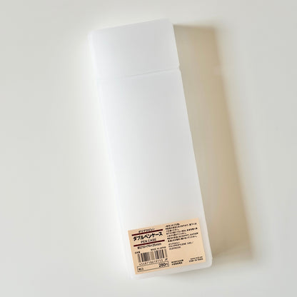 محفظة شفافة ذات قسمين من Muji اليابان