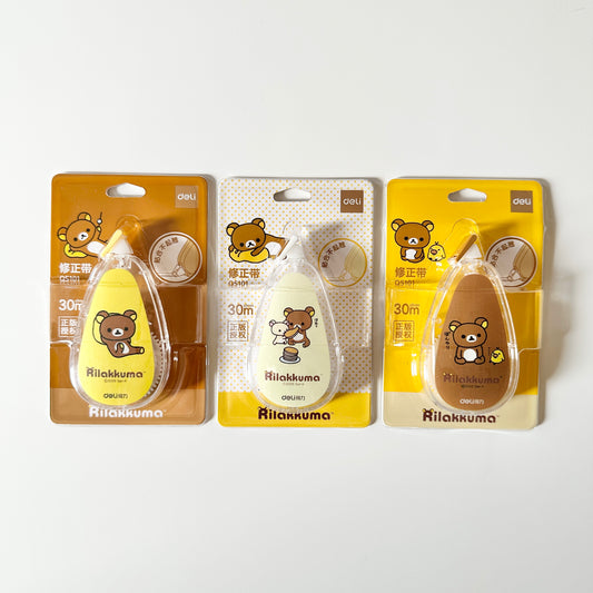 شريط تصحيح من Deli بالتعاون مع Rilakkuma