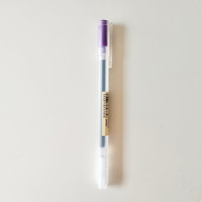 قلم جل ملون مع غطاء من Muji 0.5