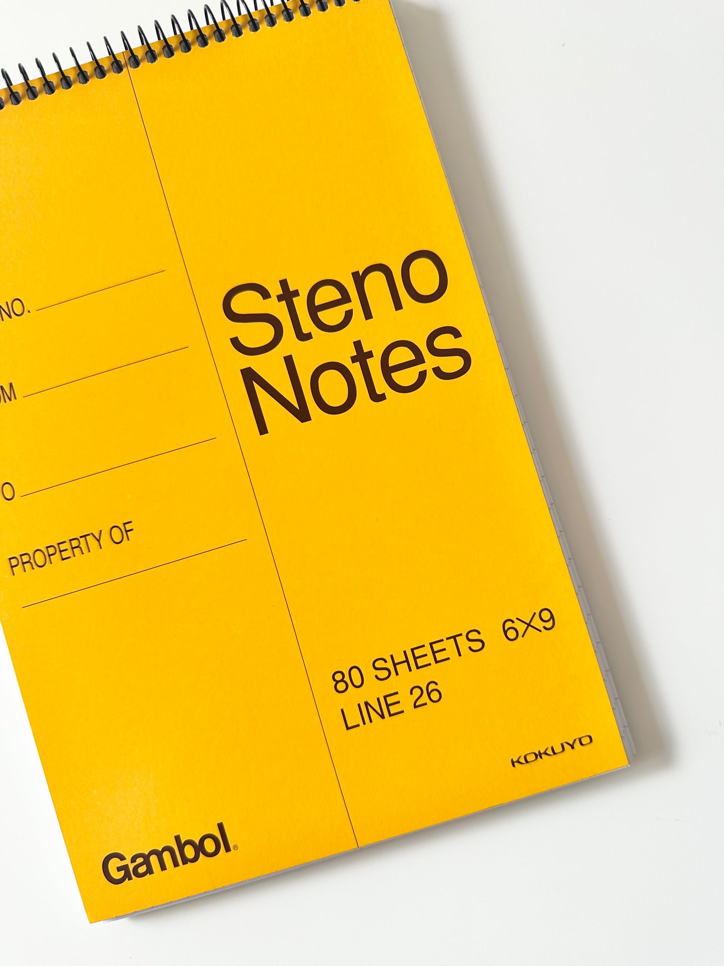دفتر steno للملاحظات من Kokuyo / Gambol