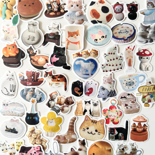 ملصقات مضادة للماء : سيراميك قطط