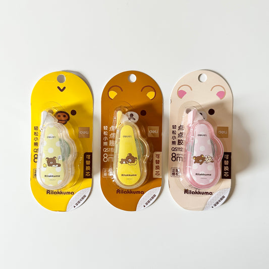 شريط لاصق من Deli بالتعاون مع Rilakkuma
