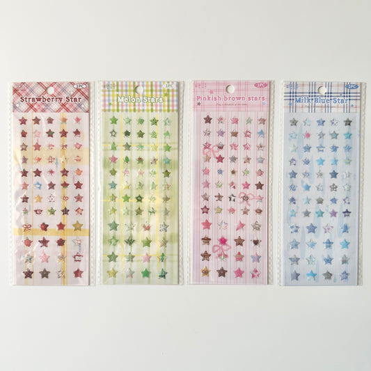 ملصقات حلوى النجوم