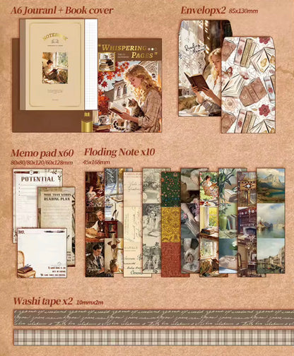 مجموعة اساسيات جورنال : whispering pages