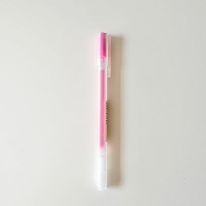 قلم جل ملون مع غطاء من Muji 0.5