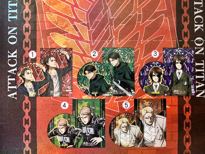 باج وبطاقة انمي هجوم العمالقة