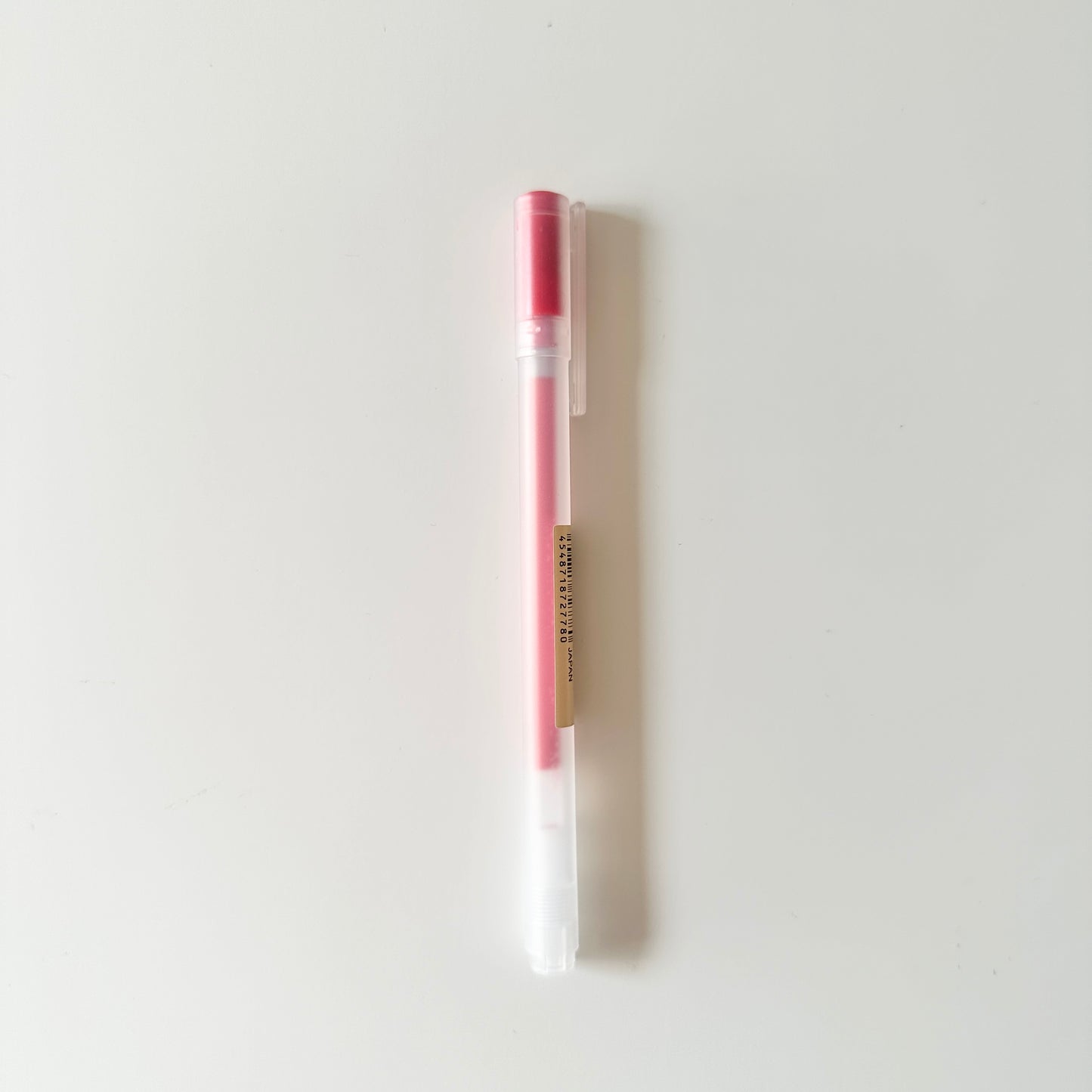 قلم جل ملون مع غطاء من Muji 0.5