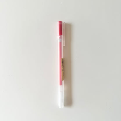 قلم جل ملون مع غطاء من Muji 0.5
