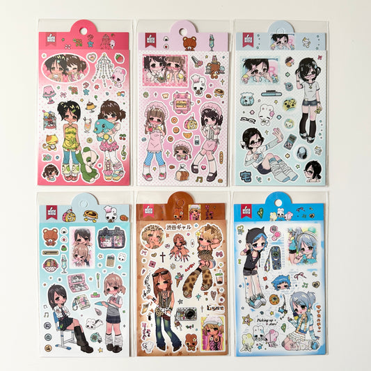 ملصقات فتيات الالفية